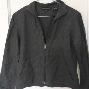 French Connection Lightweight Zip-up Sweater